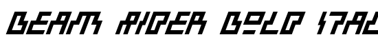 Beam Rider Bold Italic - Download Thousands of Free Fonts at FontZone.net