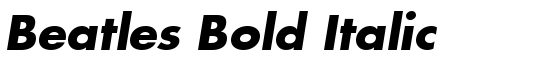Beatles Bold Italic - Download Thousands of Free Fonts at FontZone.net