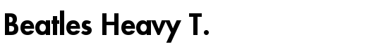 Beatles Heavy T. - Download Thousands of Free Fonts at FontZone.net