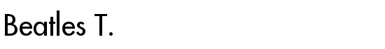 Beatles T. - Download Thousands of Free Fonts at FontZone.net