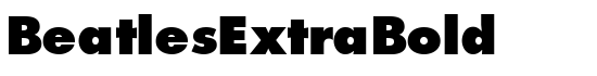 BeatlesExtraBold - Download Thousands of Free Fonts at FontZone.net