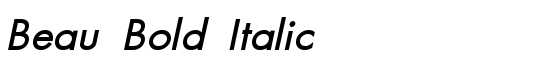 Beau Bold Italic - Download Thousands of Free Fonts at FontZone.net