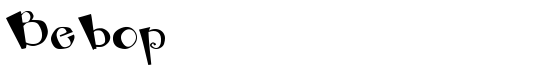 Bebop - Download Thousands of Free Fonts at FontZone.net