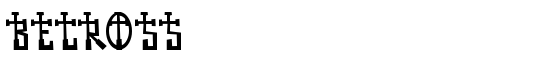 BECROSS - Download Thousands of Free Fonts at FontZone.net