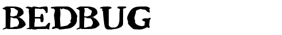 Bedbug - Download Thousands of Free Fonts at FontZone.net