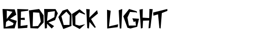 Bedrock Light - Download Thousands of Free Fonts at FontZone.net