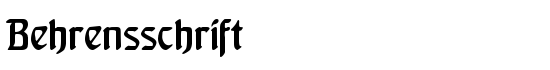 Behrensschrift - Download Thousands of Free Fonts at FontZone.net