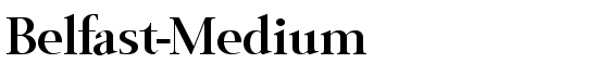 Belfast-Medium - Download Thousands of Free Fonts at FontZone.net