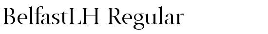 BelfastLH Regular - Download Thousands of Free Fonts at FontZone.net