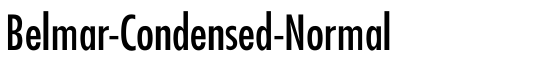 Belmar-Condensed-Normal - Download Thousands of Free Fonts at FontZone.net