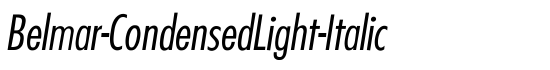 Belmar-CondensedLight-Italic - Download Thousands of Free Fonts at FontZone.net
