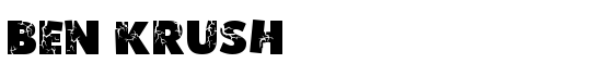 Ben Krush - Download Thousands of Free Fonts at FontZone.net