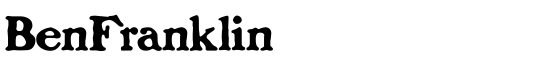 BenFranklin - Download Thousands of Free Fonts at FontZone.net