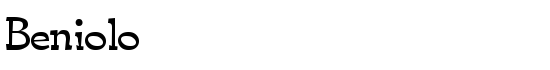 Beniolo - Download Thousands of Free Fonts at FontZone.net