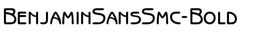 BenjaminSansSmc-Bold - Download Thousands of Free Fonts at FontZone.net