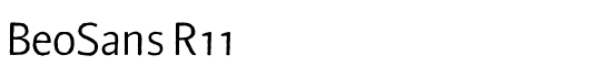 BeoSans R11 - Download Thousands of Free Fonts at FontZone.net