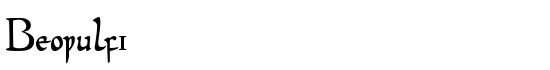 Beowulf1 - Download Thousands of Free Fonts at FontZone.net