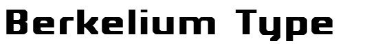 Berkelium Type - Download Thousands of Free Fonts at FontZone.net