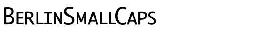 BerlinSmallCaps - Download Thousands of Free Fonts at FontZone.net