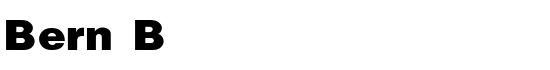 Bern Bold - Download Thousands of Free Fonts at FontZone.net