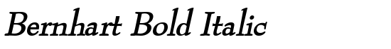 Bernhart Bold Italic - Download Thousands of Free Fonts at FontZone.net