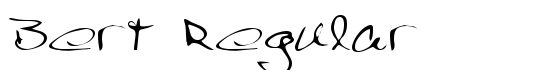 Bert Regular - Download Thousands of Free Fonts at FontZone.net