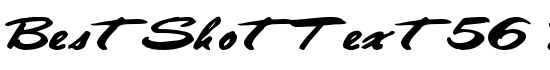 BestShotText56 Regular - Download Thousands of Free Fonts at FontZone.net