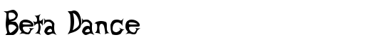 Beta Dance - Download Thousands of Free Fonts at FontZone.net