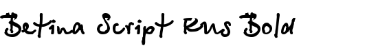 Betina Script Rus Bold - Download Thousands of Free Fonts at FontZone.net