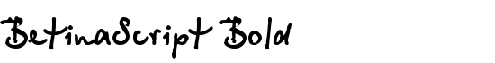 BetinaScript Bold - Download Thousands of Free Fonts at FontZone.net