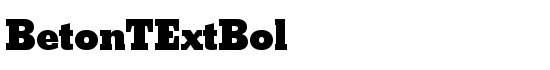 BetonTExtBol - Download Thousands of Free Fonts at FontZone.net