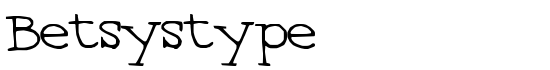 Betsystype - Download Thousands of Free Fonts at FontZone.net