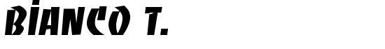 Bianco T. - Download Thousands of Free Fonts at FontZone.net