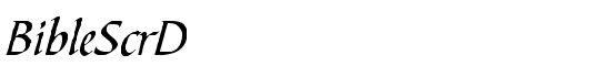 BibleScrD - Download Thousands of Free Fonts at FontZone.net