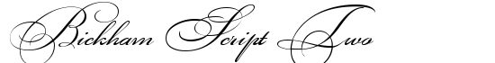 Bickham Script Two - Download Thousands of Free Fonts at FontZone.net