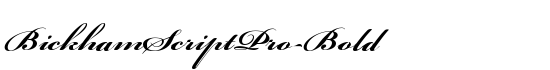 BickhamScriptPro-Bold - Download Thousands of Free Fonts at FontZone.net