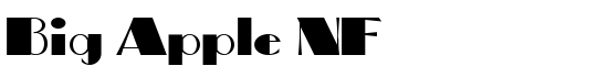 Big Apple NF - Download Thousands of Free Fonts at FontZone.net