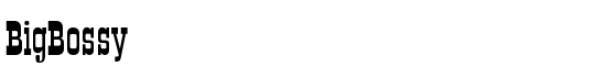BigBossy - Download Thousands of Free Fonts at FontZone.net