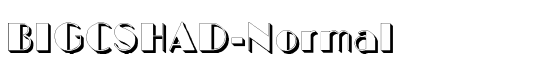 BIGCSHAD-Normal - Download Thousands of Free Fonts at FontZone.net