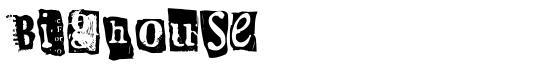 Bighouse - Download Thousands of Free Fonts at FontZone.net