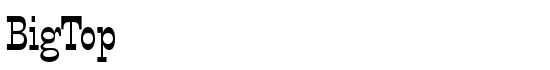BigTop - Download Thousands of Free Fonts at FontZone.net