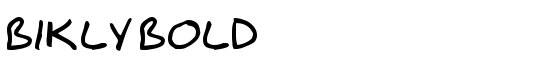 Bikly Bold - Download Thousands of Free Fonts at FontZone.net