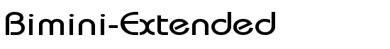 Bimini-Extended - Download Thousands of Free Fonts at FontZone.net