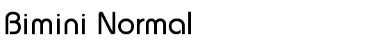 Bimini Normal - Download Thousands of Free Fonts at FontZone.net