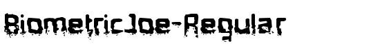 BiometricJoe-Regular - Download Thousands of Free Fonts at FontZone.net