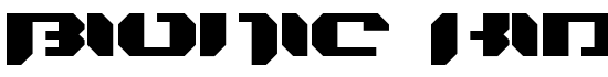 Bionic Kid Simple - Download Thousands of Free Fonts at FontZone.net