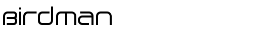 Birdman - Download Thousands of Free Fonts at FontZone.net