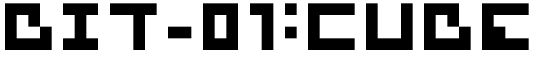 bit-01:cube 16 remix - Download Thousands of Free Fonts at FontZone.net
