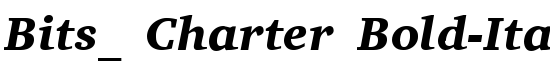 Bits_ Charter Bold-Italic - Download Thousands of Free Fonts at FontZone.net