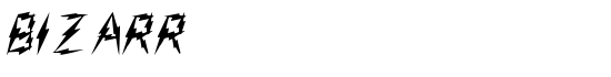 Bizarr - Download Thousands of Free Fonts at FontZone.net